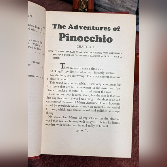 1939 Vintage Collectible Pinocchio by C Collodi Hardback Book - Picture 12 of 16
